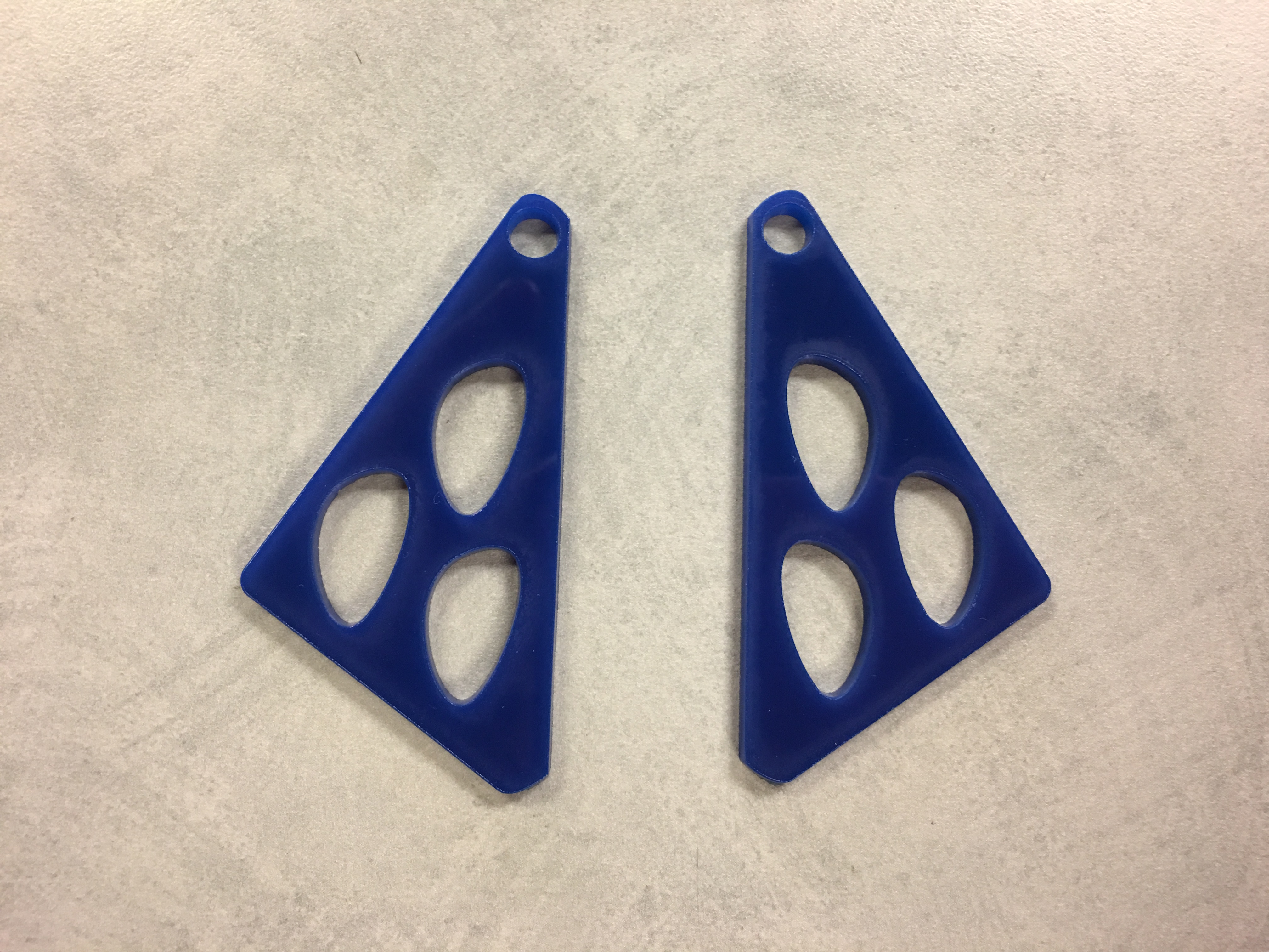Triangle Hole Earrings