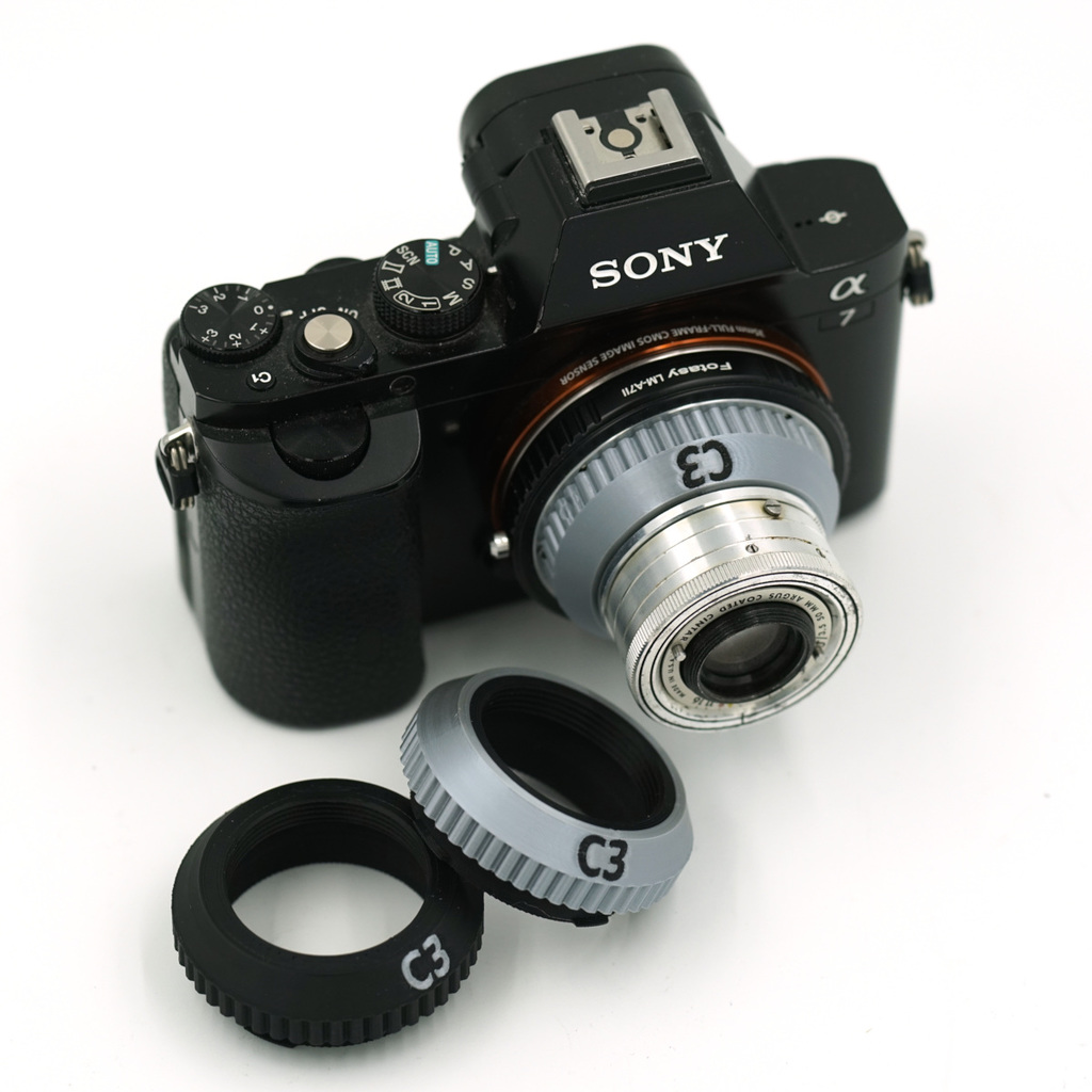 Improved Argus C3 Lens To Leica M Body Adapter
