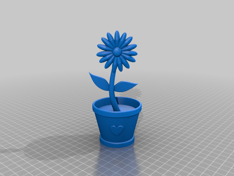 Decorative Flower & Pot