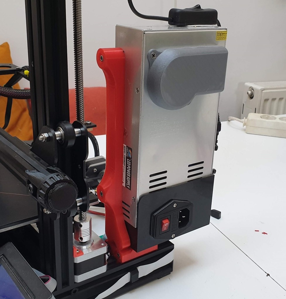 Ender 3 Stock PSU Relocation for Dual Z Axis