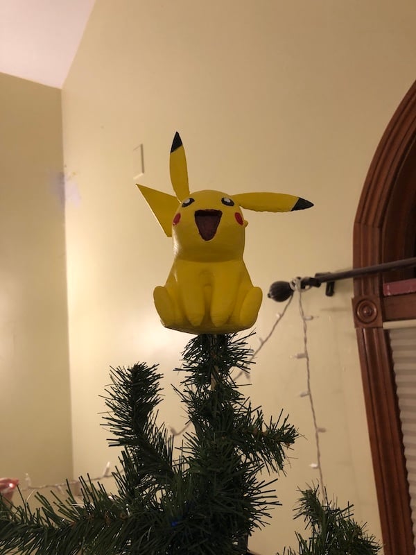 Pikachu Christmas Tree Topper