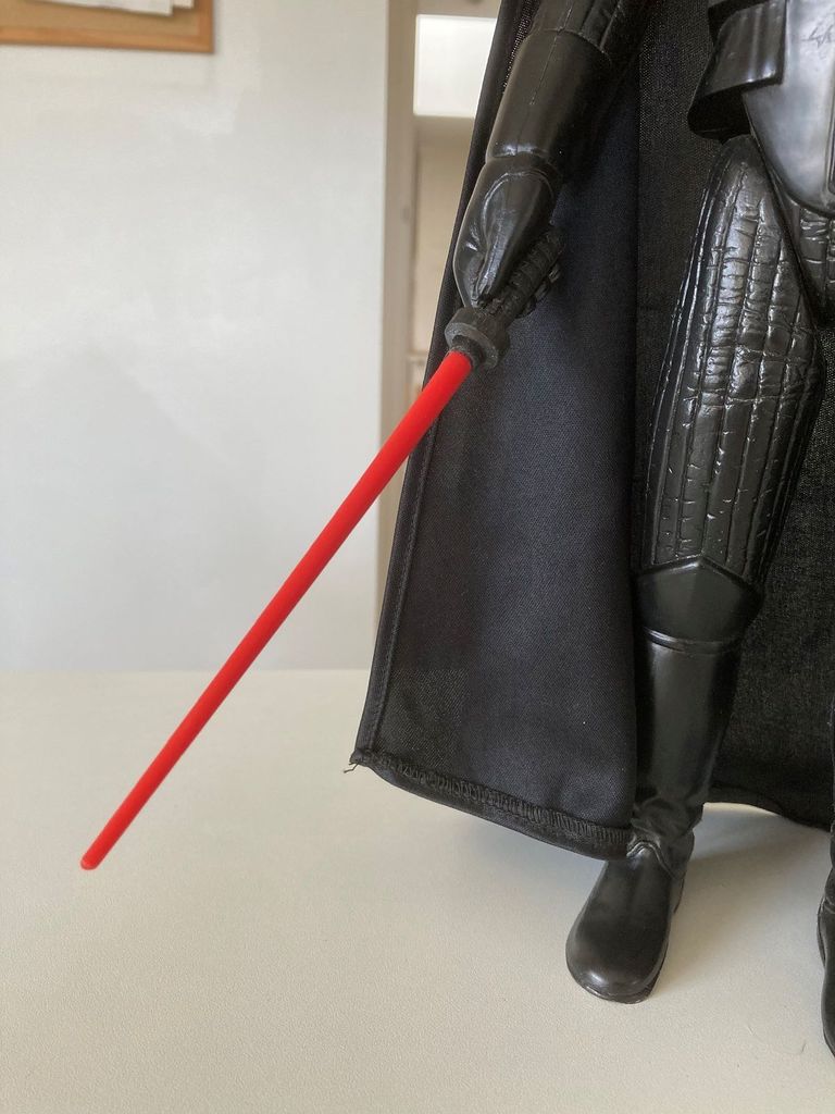 12" Kenner Vader Replacement Saber with removable blade