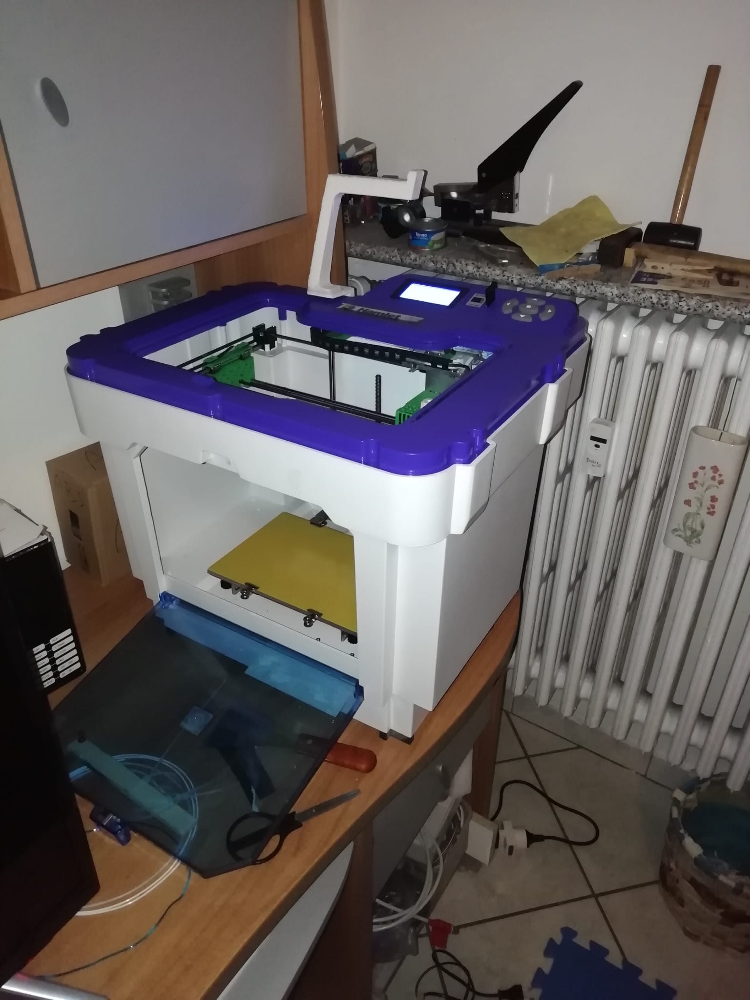 Hamlet HP3DX100 improved spool holder for TPU