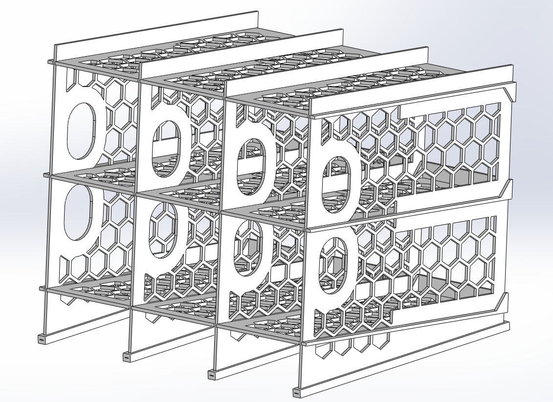 Beer Bottle Fridge Organizer (6 Bottles)