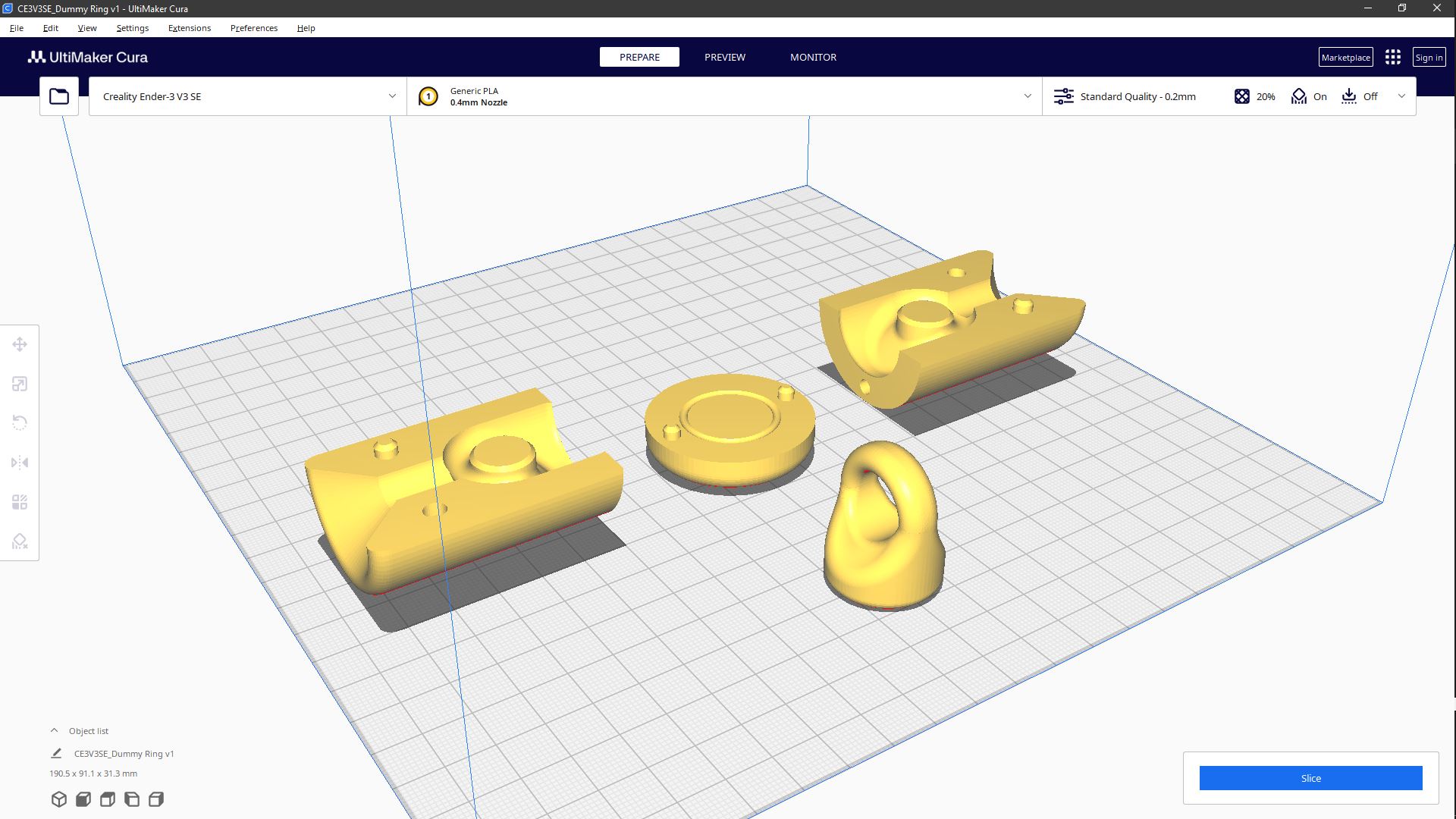 Goldielocks Ring Mold (Ceramic Casting)