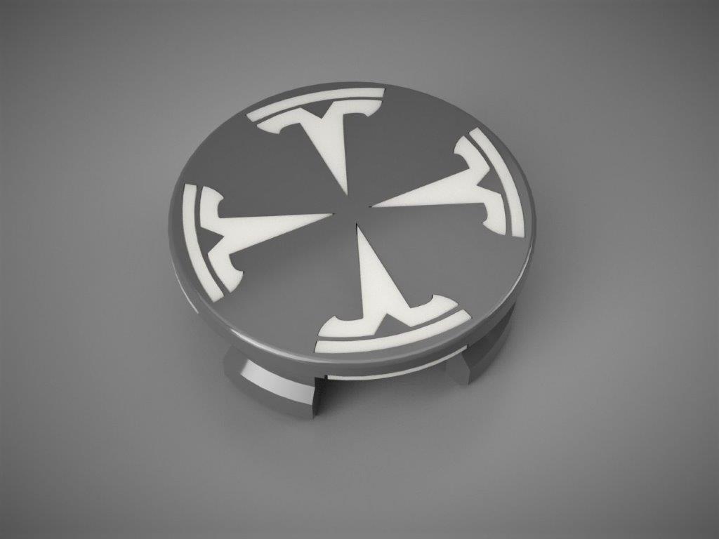 Tesla Model 3 Wheel Center Cap 4xT-Logo