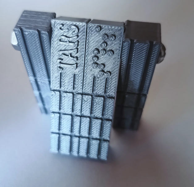 Simplified, print-friendly version of TARS from Interstellar.