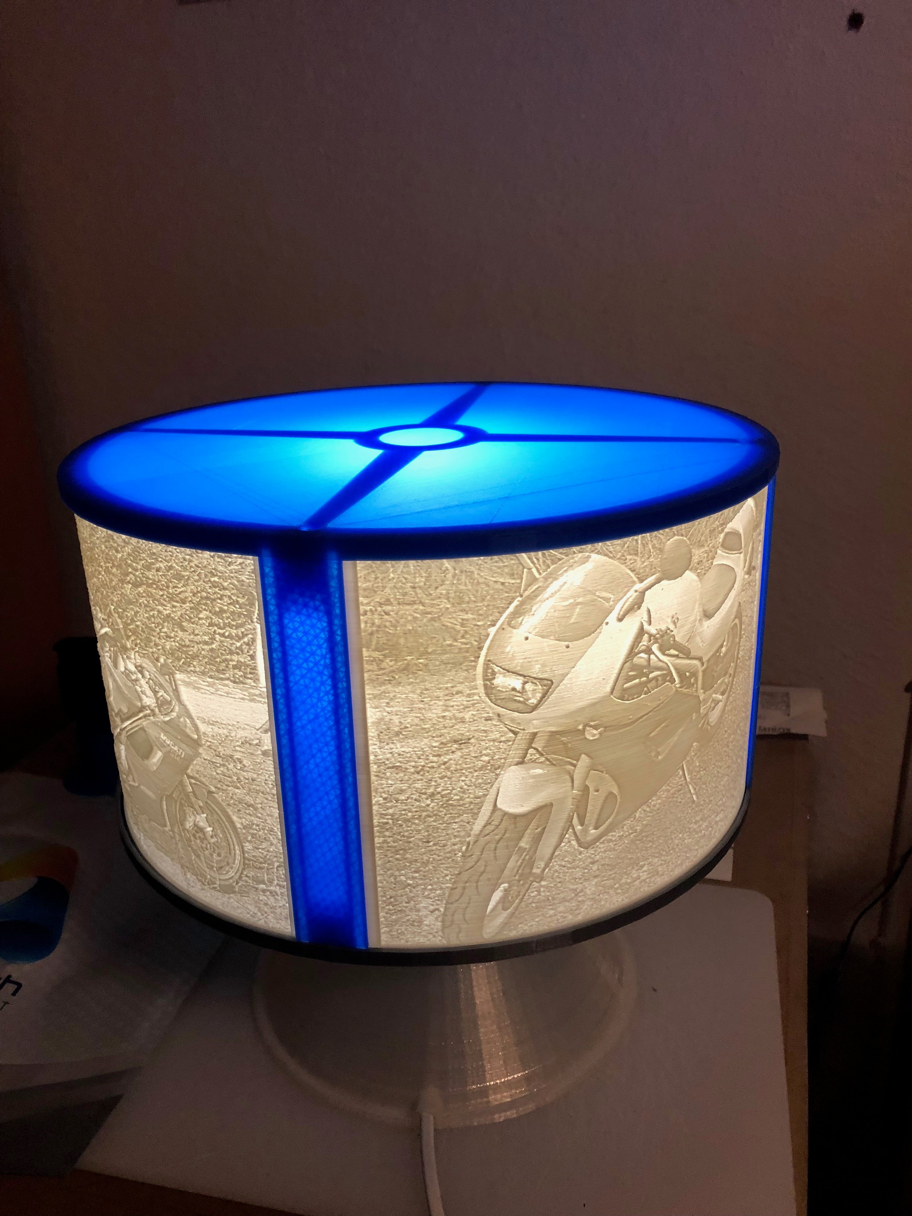 Big litophane lamp