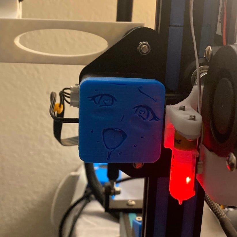 Ender 3 Ahegao x axis cover
