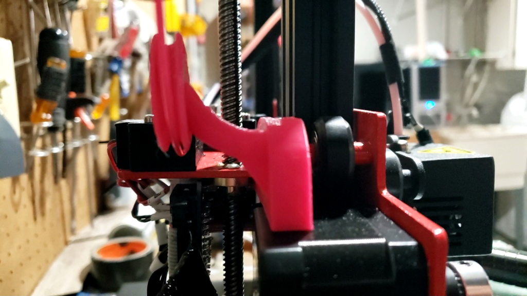 Anet ET4 series print in place snap fit filament guide 