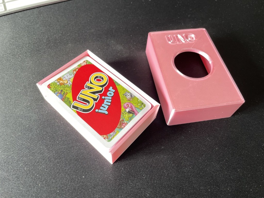 Uno Card Box Deck Holder | Box mit Deckel
