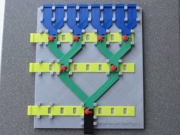 Improved Zuse inspired mechanical decoder