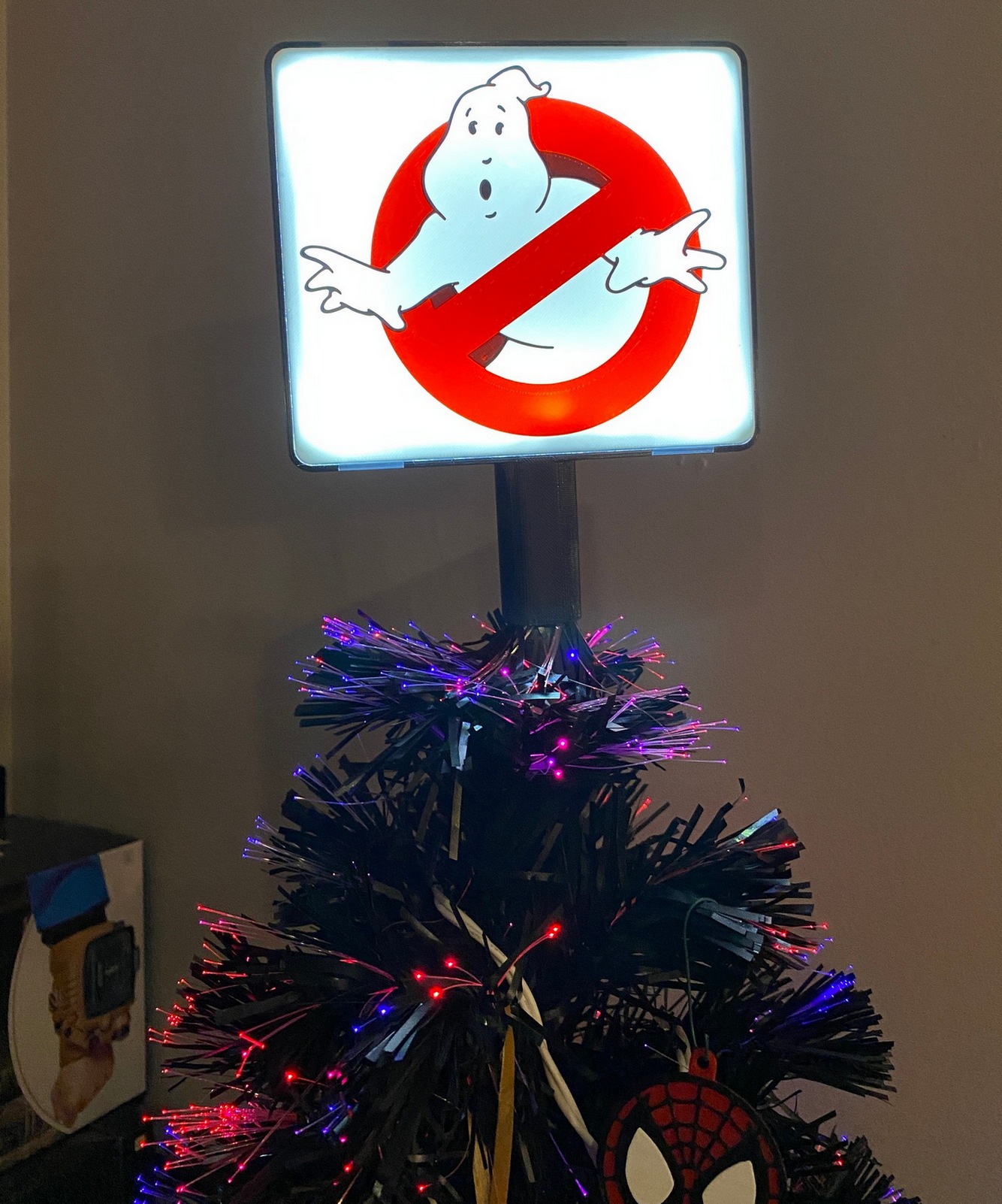 Ghostbusters Sign Tree Topper