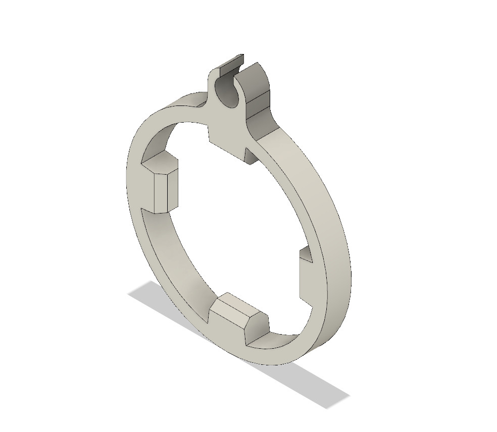 Flexible Webcam Mount for Octolapse Locking rings with cable tidy (Remix)