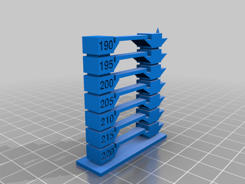 My Customized Temperature Tower Version 2 220 to 190