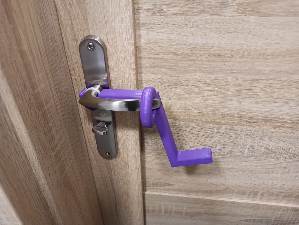Door handle extender for kids