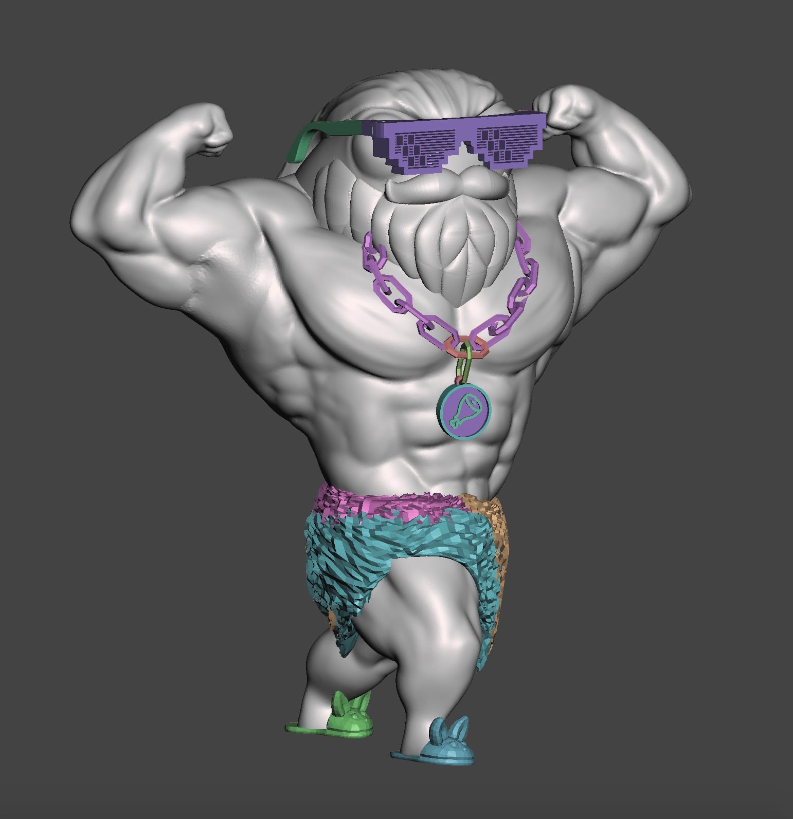 Fred The Frog But He's Manly Unga Bunga Deal With It (aka. HAM Fred)