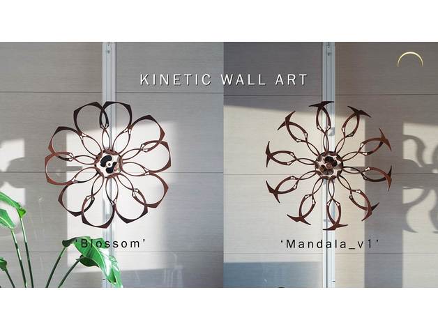 Kinetic Wall Art Blossom Mandala