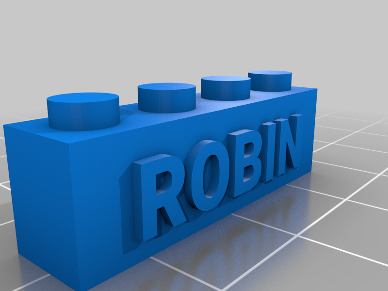 ROBIN LEGO compatible Text Bricks