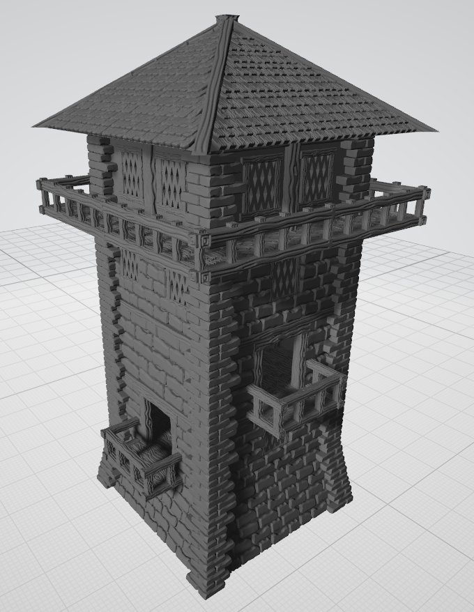 Fantasy Modular Guard Tower