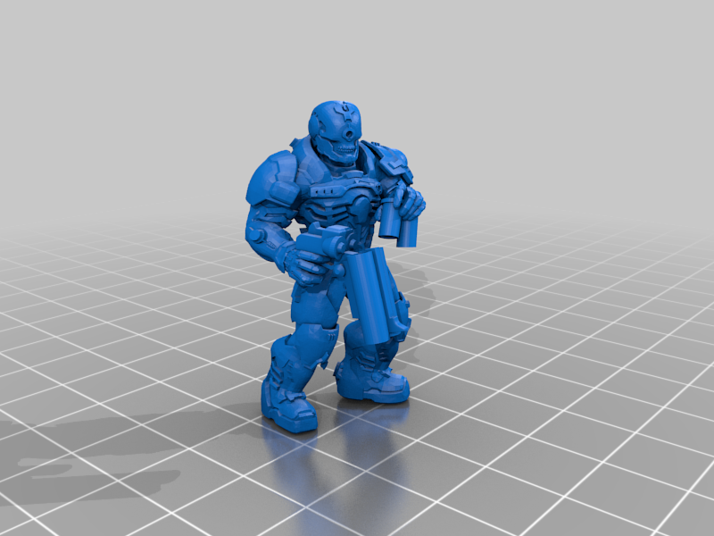 Maykr Slayer with super shotgun miniature