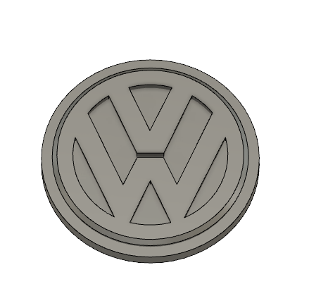 VW Shopping cart coin