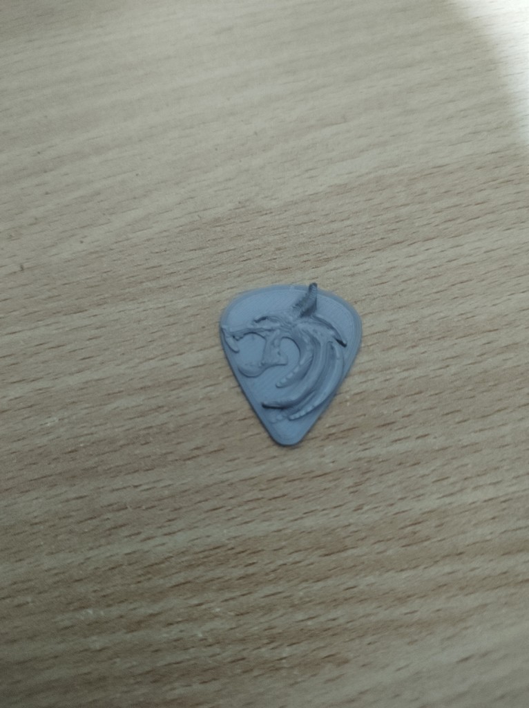 Guitar Pick The Witcher Wolf