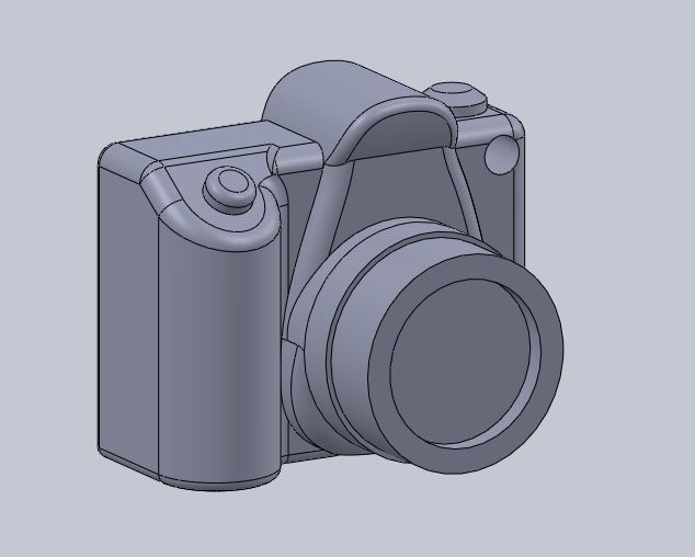 DSLR Camera Keychain