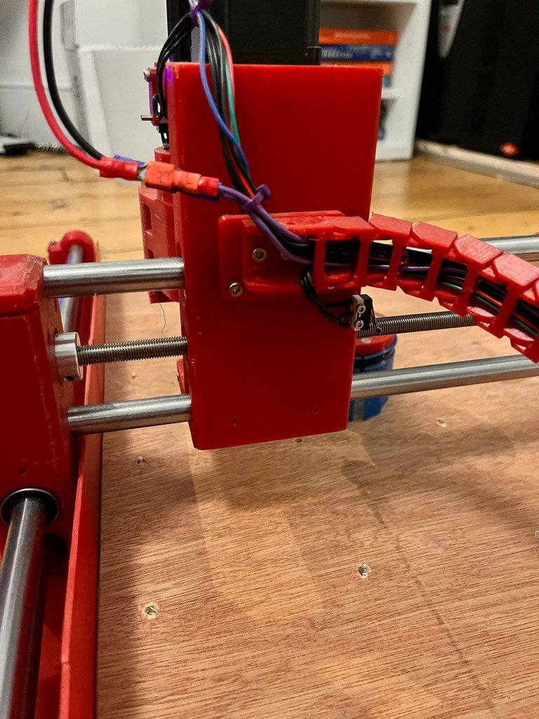 DIY Dremel CNC X Carriage Cable Chain Adapter
