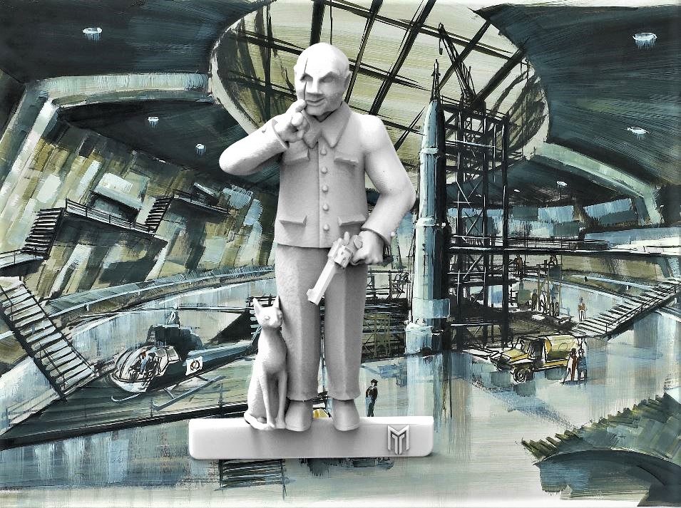 28mm Miniature Dr Evil - Austin Powers Wargaming Figure