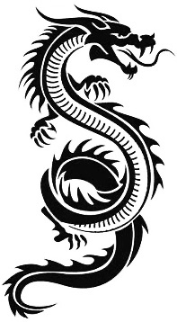 Dragon stencil 4
