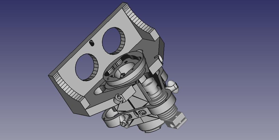 Mar's E3D Trinity Mount: for mounting 3xE3Dv6's! (1.75mm and 3mm)