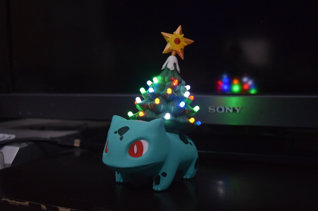 Bulbasaur christmas tree lamp 