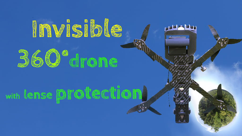 Invisible 360 FPV Drone - with camera protection - Insta360 Evo