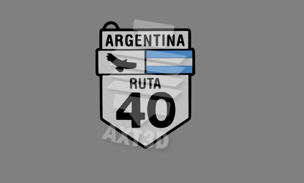 Llavero Ruta 40 Argentina