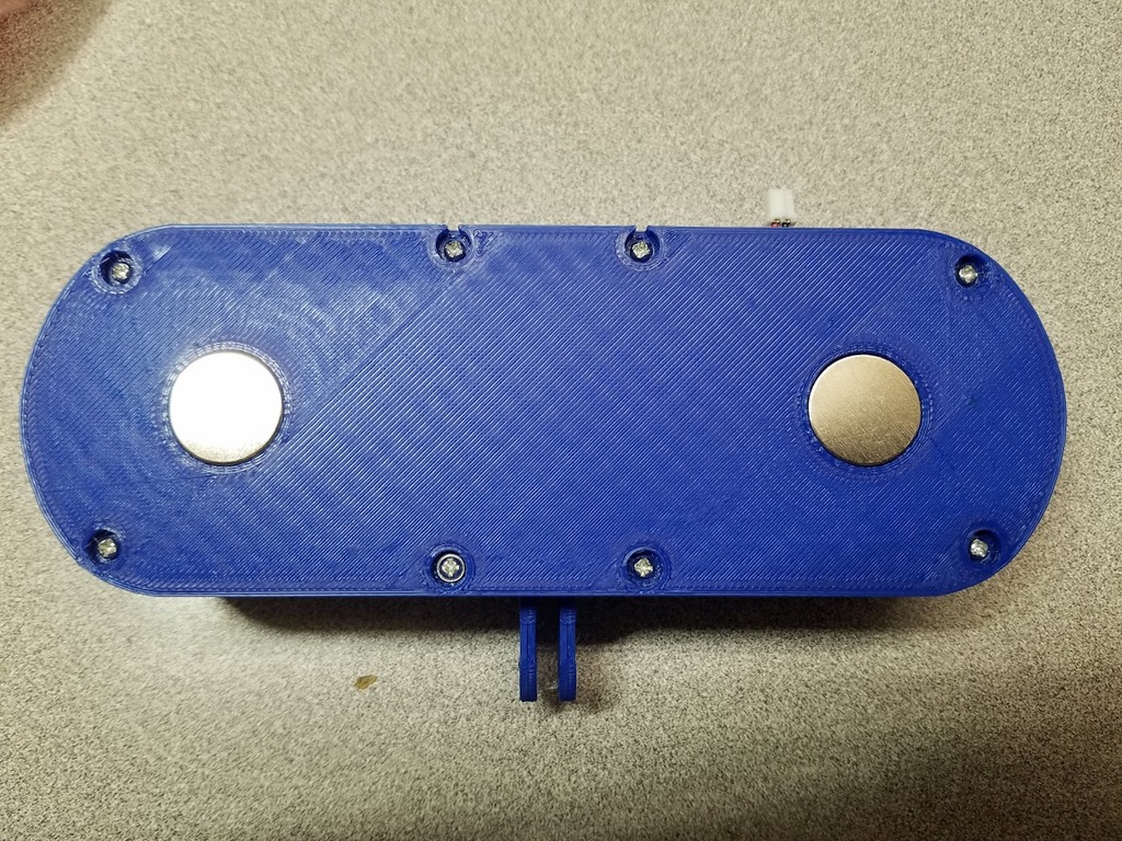 Magnetic Backplate for Dual Harbor Freight Work/Filming Light (18650)