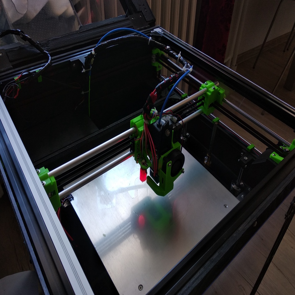 Light Corexy for 2020 profile base on Flsun cube 3D printer 