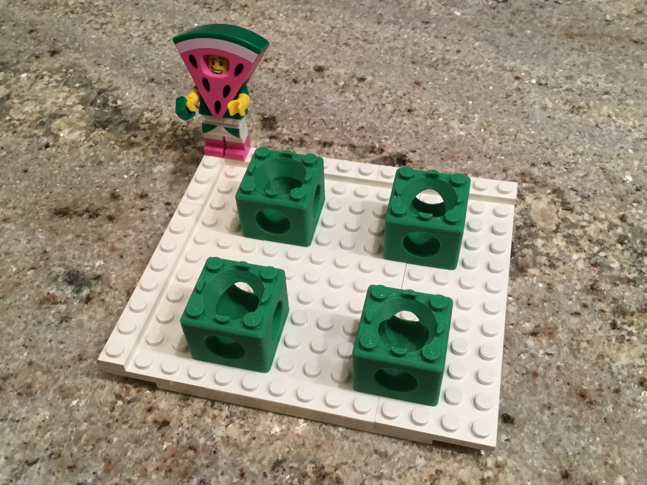 LEGO compatible Marble Run for 11mm Pachinko Balls - Cubes