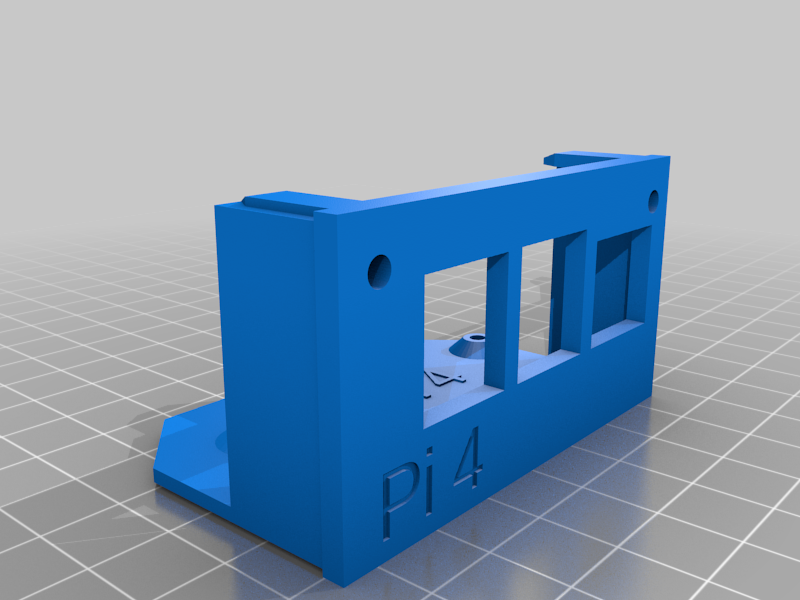 Pi 4 with joy.it-cooler tray for 1U Raspberry Pi Rack
