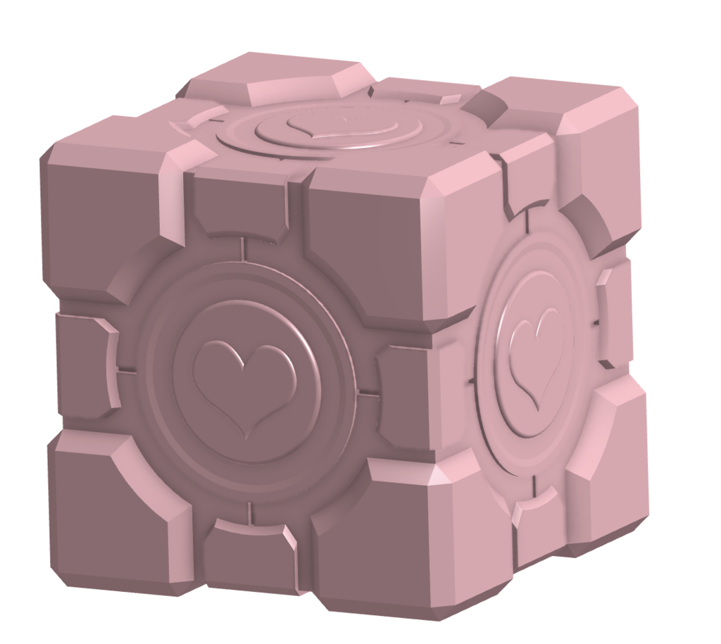 Portal 2 companion cube