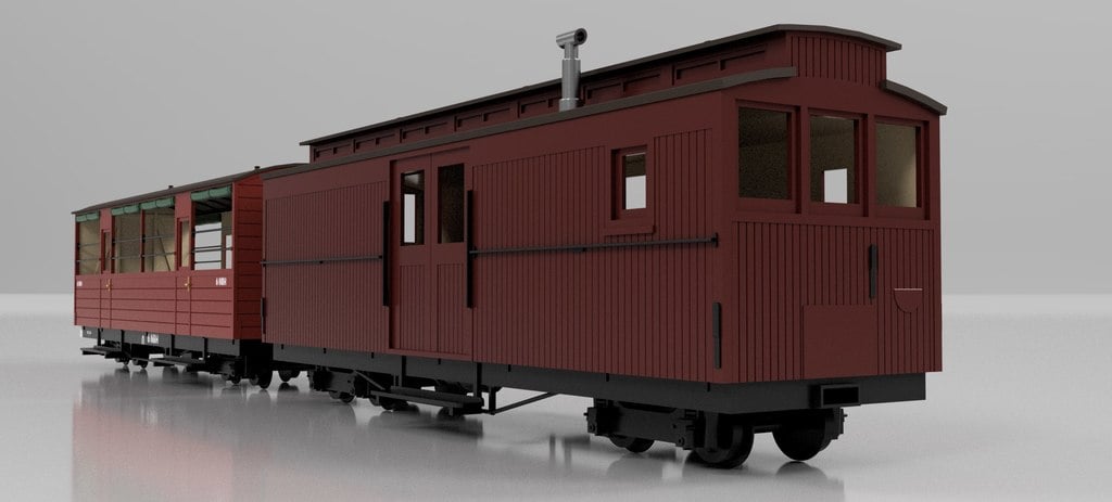 n30 O Scale 1:48 Puffing Billy Railway/Victorian Railways NC Guard's Van