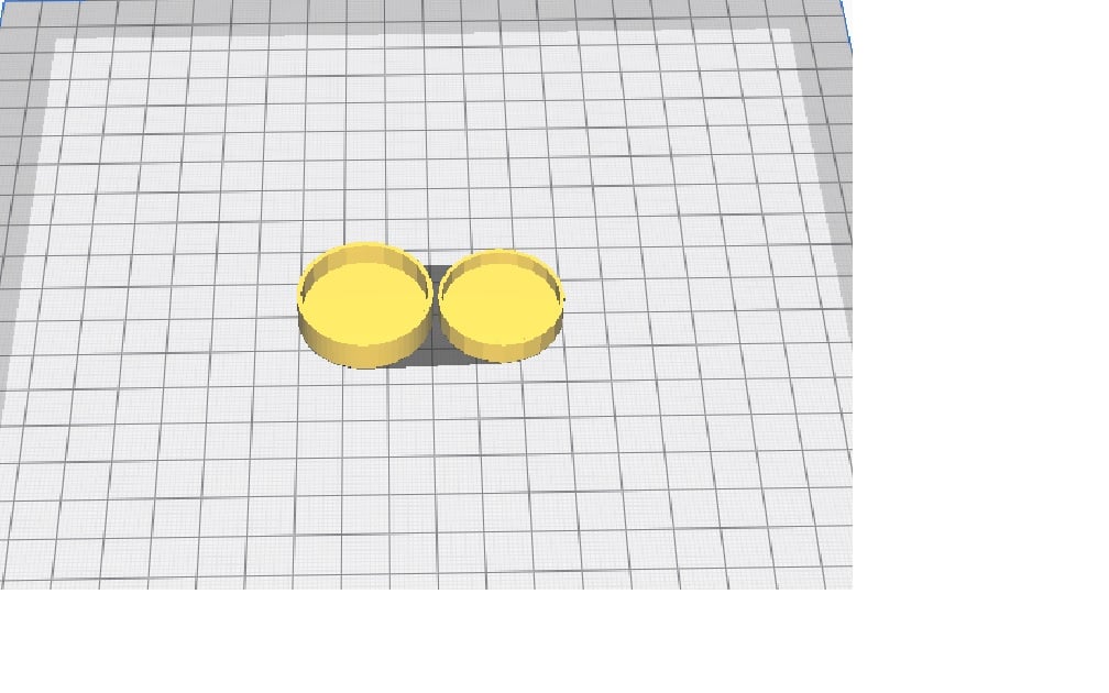 3d printable chess piece base , fill with two 2 pence coins