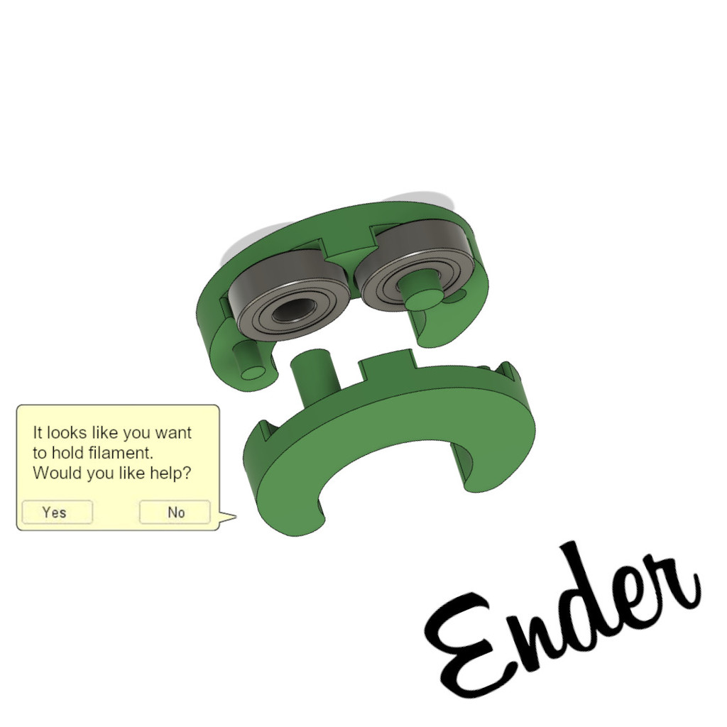 Ender Snap-on Spool Holder