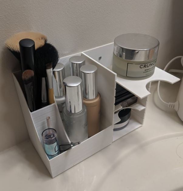 Makeup Holder and Shelf (2 part)