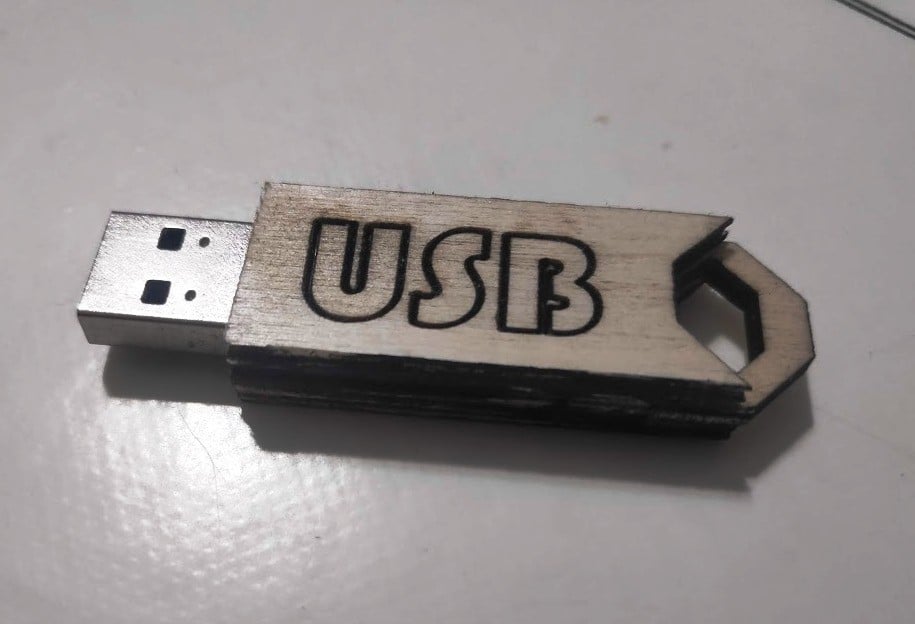 Laser cut USB Stick Enclosure