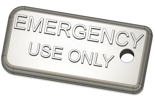 Chastity Emergency Key Holder
