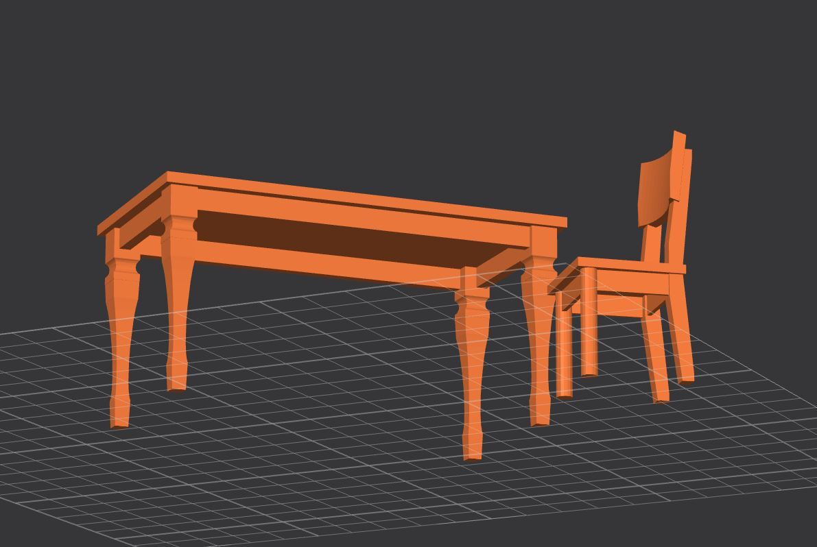 Calico Critters - Dining Room Table