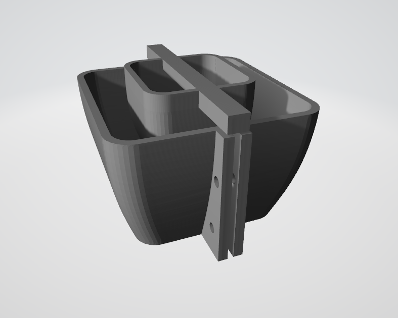 Curved Square Pot Mold
