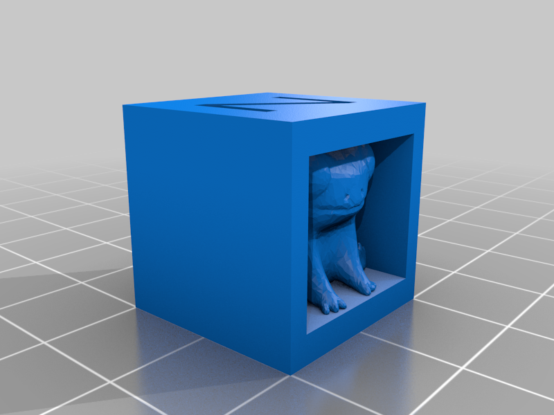 Fred But He's Stuck Inside A Calibration Cube