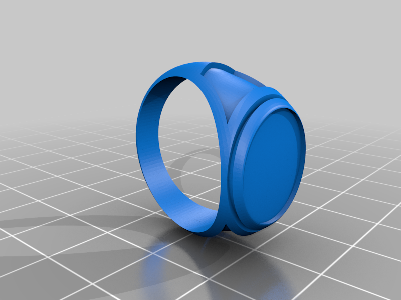 Plain Signet Ring Design